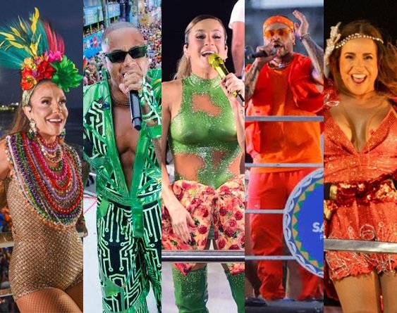 programação completa desta quinta-feira no Carnaval de Salvador