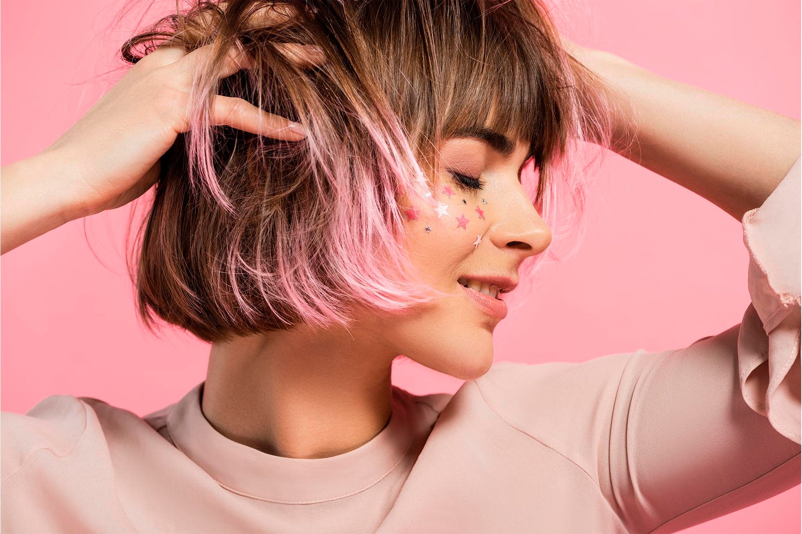cabelo rosa