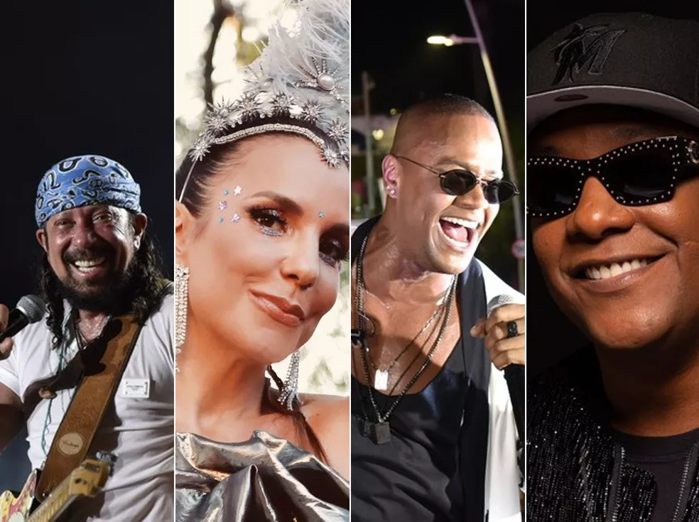 programação desta segunda-feira no carnaval de Salvador 2025