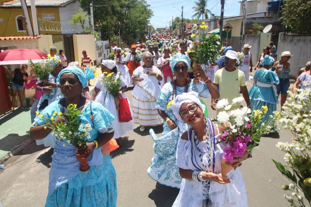 Cortejo das Baianas na Lavagem de Arembepe