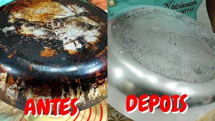 limpar panela queimada