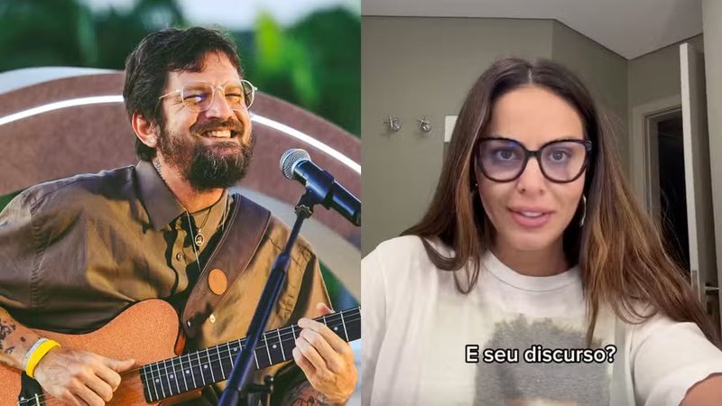 Saulo posta suposta resposta à Alinne Rosa