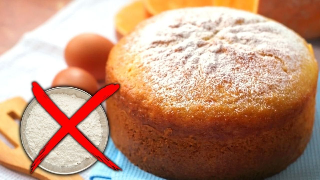 Prepare um delicioso bolo de laranja sem farinha ou açúcar com apenas 8 ingredientes