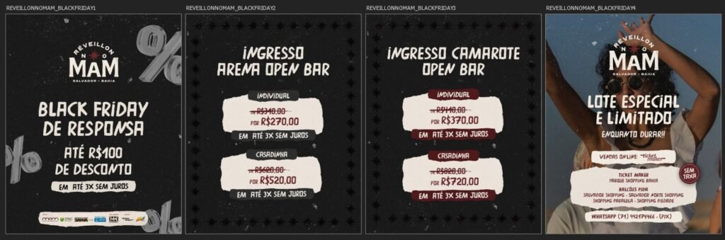 O Réveillon no MAM anunciou a Black Friday de Responsa! A ação oferece descontos restritos e válidos apenas até o encerramento do lote especial.